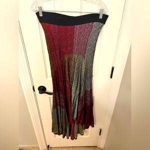 Pull-on Cecilia Prado High Low Skirt sz L